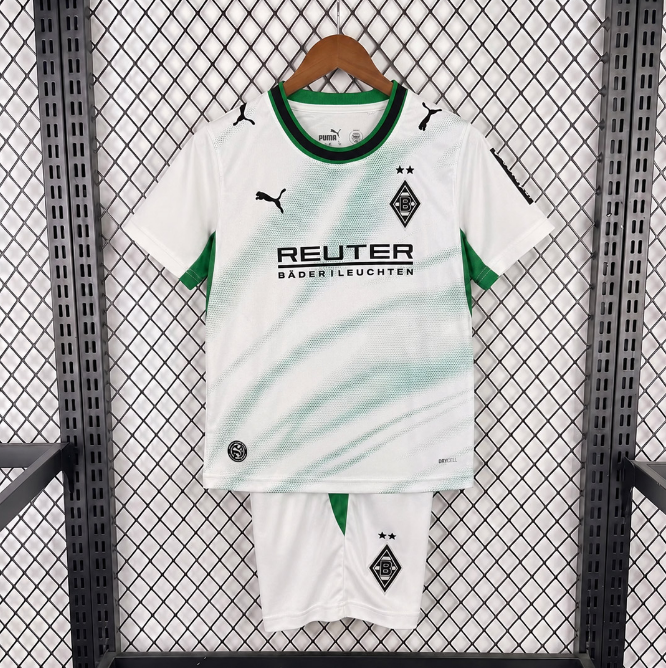 2026-27 Mönchengladbach Home Kids Soccer Kits Shirt With Shorts